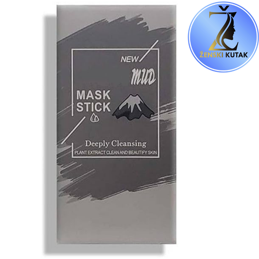 Crna Maska u Stiku od Blata – Za Besprekorno Čistu i Blistavu Kožu