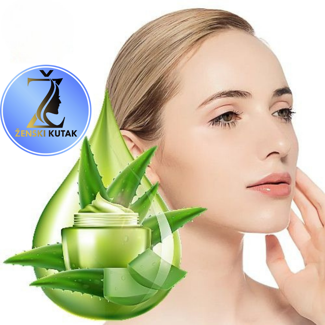 Aloe Vera Hidratantna krema za lice za blistavu kožu